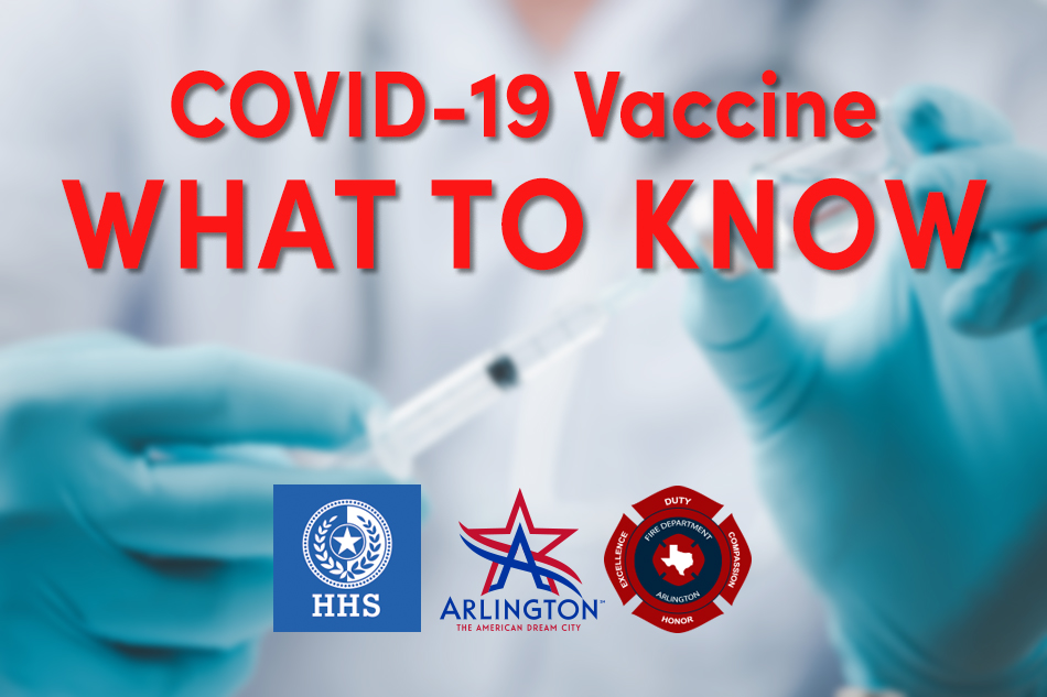 IMPORTANT INFORMATION ABOUT RECEIVING A COVID-19 VACCINE FROM THE ARLINGTON FIRE DEPARTMENT